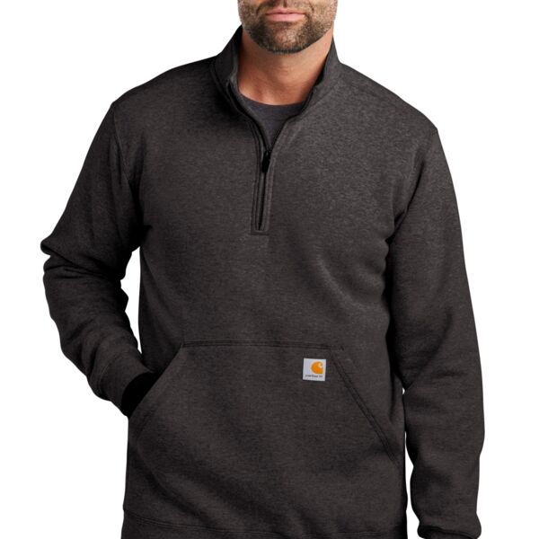 Carhartt Midweight 1/4 Zip Mock Neck Sweatshirt CT105294 Midweight 1/4 Zip Mock Neck Sweatshirt Thumbnail