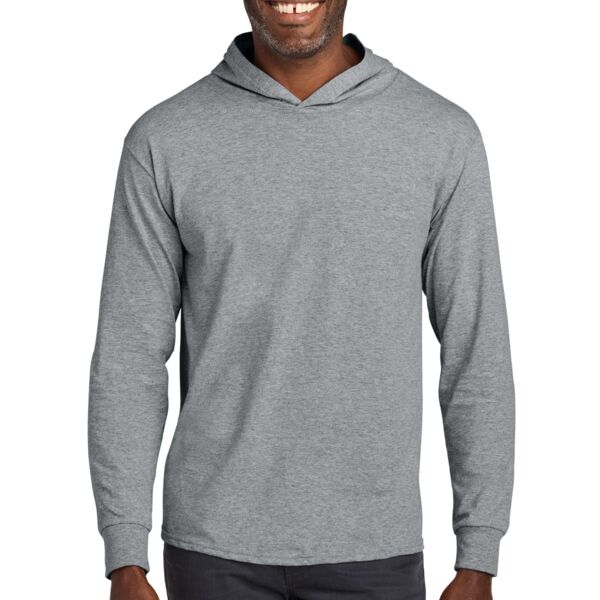 Jerzees Classics Unisex Cotton Long Sleeve Hooded T Shirt 363LH Classics Unisex Cotton Long Sleeve Hooded T Shirt Thumbnail