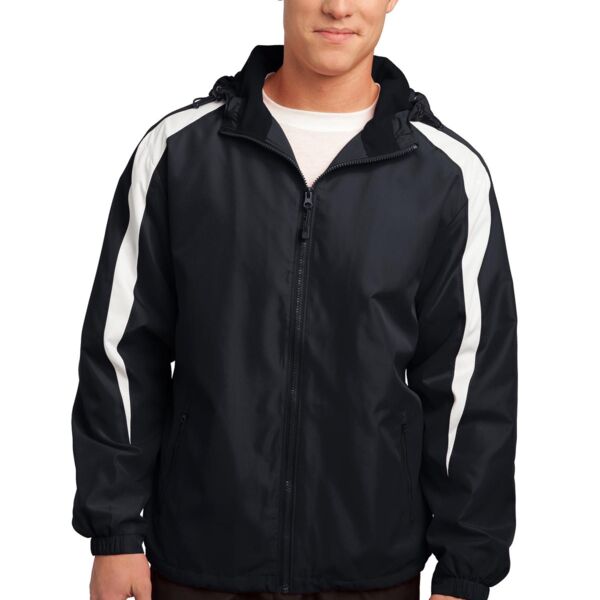 Sport Tek Fleece Lined Colorblock Jacket JST81 Fleece Lined Colorblock Jacket Thumbnail