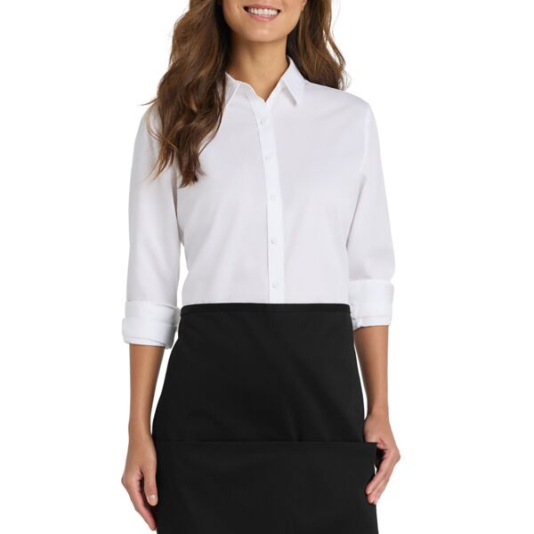 Port Authority Easy Care Half Bistro Apron with Stain Release A706 Easy Care Half Bistro Apron with Stain Release Thumbnail