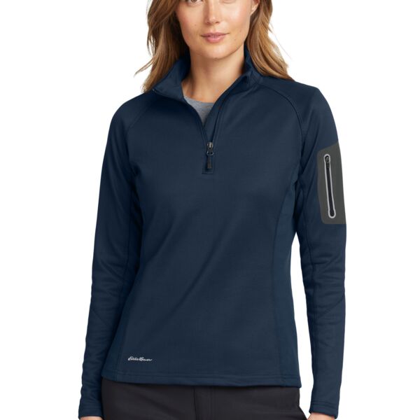 Eddie Bauer Women's 1/2 Zip Performance Fleece EB235 Women's 1/2 Zip Performance Fleece Thumbnail