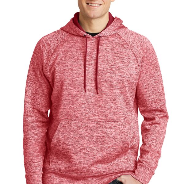 Sport Tek PosiCharge ® Electric Heather Fleece Hooded Pullover ST225 PosiCharge ® Electric Heather Fleece Hooded Pullover Thumbnail