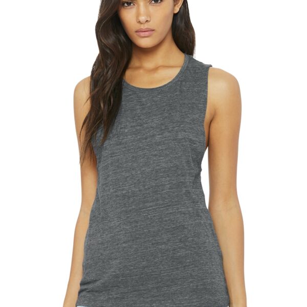 Bella + Canvas Women's Flowy Scoop Muscle Tank BC8803 Women's Flowy Scoop Muscle Tank Thumbnail