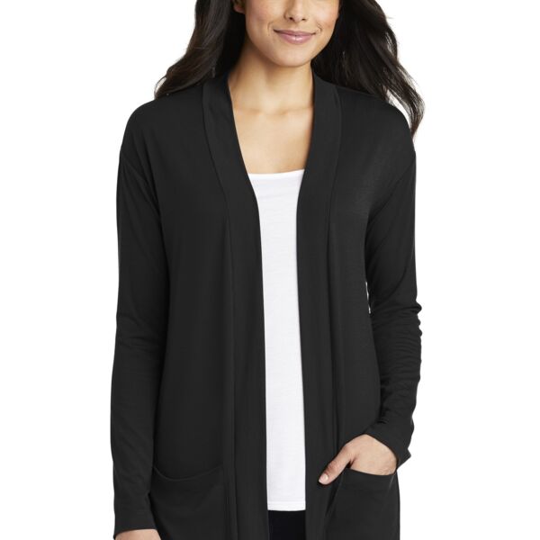 Port Authority Women's Concept Long Pocket Cardigan LK5434 Women's Concept Long Pocket Cardigan Thumbnail