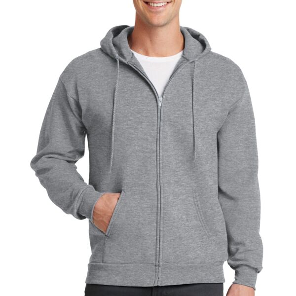 Port & Company Core Fleece Full Zip Hooded Sweatshirt PC78ZH Core Fleece Full Zip Hooded Sweatshirt Thumbnail