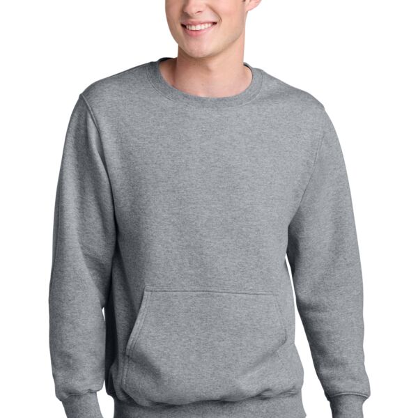 Port & Company Core Fleece Crewneck Sweatshirt w/ Pocket PC78PKT Core Fleece Crewneck Sweatshirt w/ Pocket Thumbnail