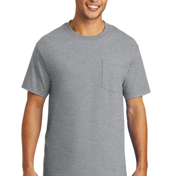 Port & Company Tall Essential Cotton Pocket T-Shirt PC61PT Tall Essential Cotton Pocket T-Shirt Thumbnail