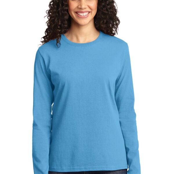 Port & Company Women's Long Sleeve Core Cotton Tee LPC54LS Women's Long Sleeve Core Cotton Tee Thumbnail