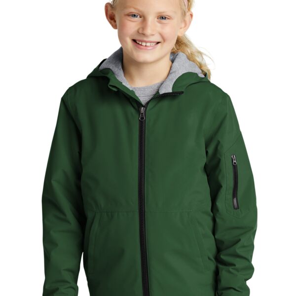 Sport Tek Youth Waterproof Insulated Jacket YST56 Youth Waterproof Insulated Jacket Thumbnail