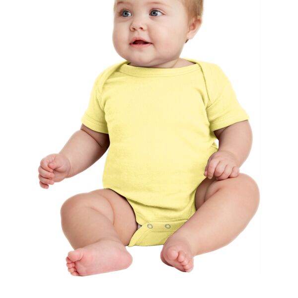 Rabbit Skins Infant Short Sleeve Baby Rib Bodysuit RS4400 Infant Short Sleeve Baby Rib Bodysuit Thumbnail