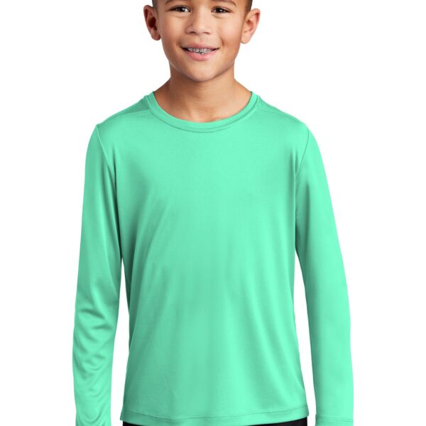 Sport Tek Youth Posi UV® Pro T-Shirt, Long-Sleeve YST420LS Youth Posi UV® Pro T-Shirt, Long-Sleeve Thumbnail