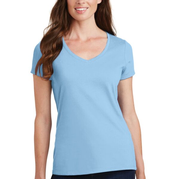 Port & Company Women's Fan Favorite V Neck T-Shirt LPC450V Women's Fan Favorite V Neck T-Shirt Thumbnail