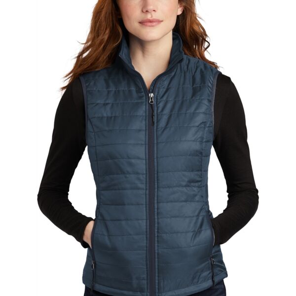 Port Authority P13 EMB - Women's Packable Puffy Vest L851 P13 EMB - Women's Packable Puffy Vest Thumbnail